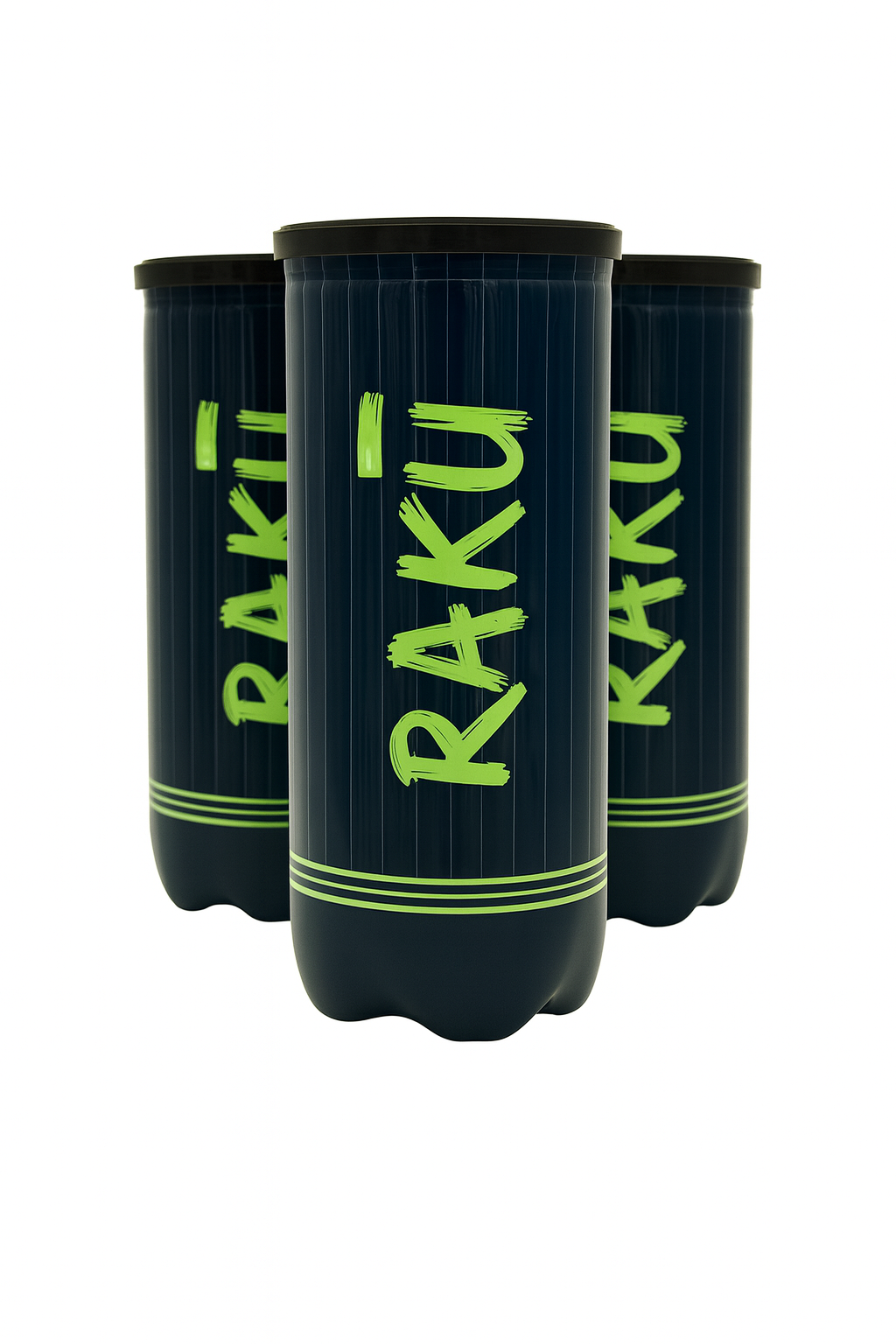 Raku Racoon Padel Pro-ballen 9 ballen in 1 pakket